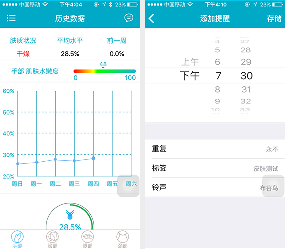 自從有了MiLi肌膚水份檢測儀,皮膚真噠越來越好啦